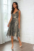 Devora Dress - Black and Gold